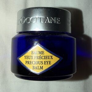 L'OCCITANE Precious Eye Balm - Blue and Silver Jar